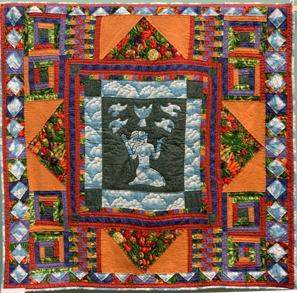 Textile Collage meditation nature