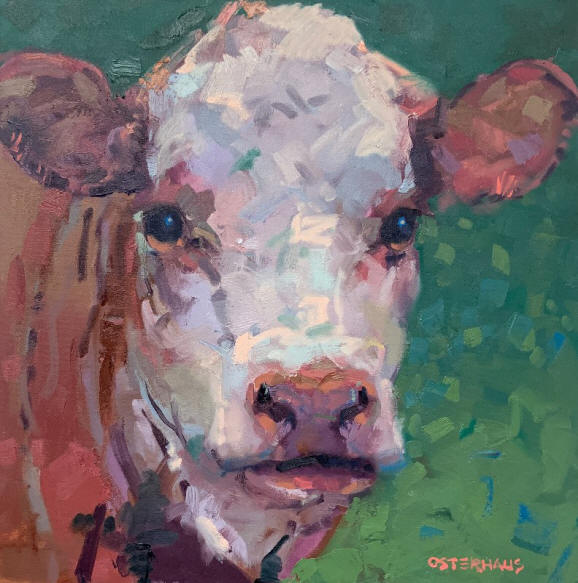 expressive and colorful oil paintings with aloose painterly style